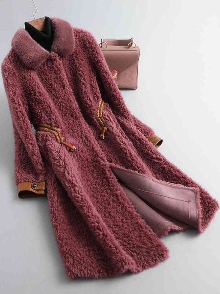 women's trench coats winter real fur women jacket long woman parkas 100% wool mink coat sheep shearling clothes doudoune femme wpy1968, Tan;black
women's trench coats winter real fur women jacket long woman parkas 100% wool mink coat sheep shearling clothes doudoune femme wpy1968, Tan;black