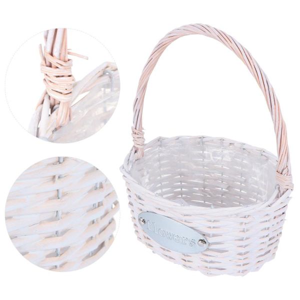1pc bride basket po prop portable woven flower wedding party supply storage baskets
1pc bride basket po prop portable woven flower wedding party supply storage baskets