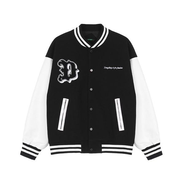 men's jackets fashion hip hop embroidery baseball pu sleeves streetwear outwear for male high, Black;brown
men's jackets fashion hip hop embroidery baseball pu sleeves streetwear outwear for male high, Black;brown