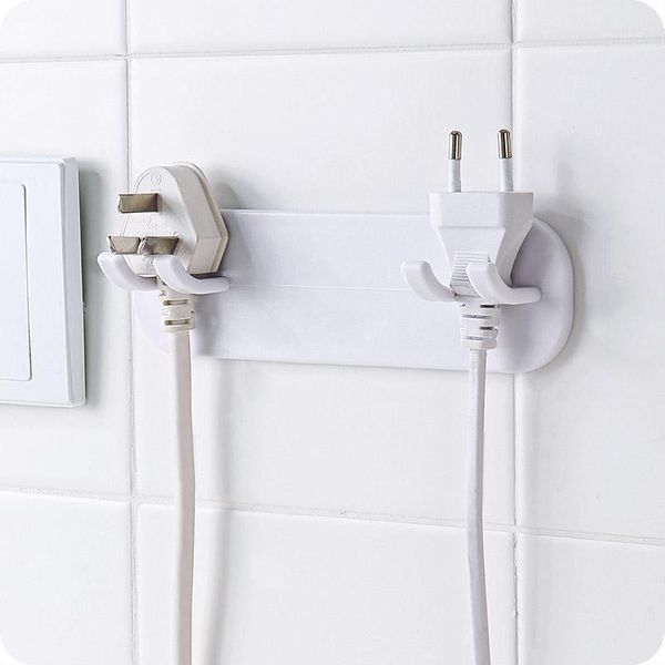 hooks & rails creative bathroom plug holder adhesive power cord storage hook 3 pcs/lot kitchen wall hanger1
hooks & rails creative bathroom plug holder adhesive power cord storage hook 3 pcs/lot kitchen wall hanger1