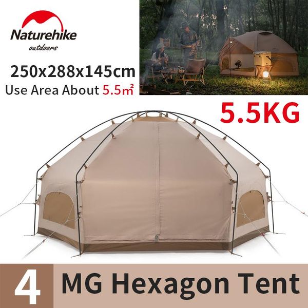 tents and shelters naturehike 210t mg hexagonal yurt tent 3/4 persons outdoor 3windows 1door family 5.5 windproof waterproof breathable 5.5k
tents and shelters naturehike 210t mg hexagonal yurt tent 3/4 persons outdoor 3windows 1door family 5.5 windproof waterproof breathable 5.5k