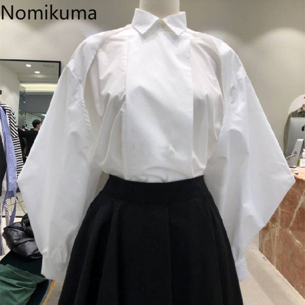 nomikuma korean lantern sleeve blouse women causal solid spring new shirt fashion elegant blusas de mujer 6f559 210427, White
nomikuma korean lantern sleeve blouse women causal solid spring new shirt fashion elegant blusas de mujer 6f559 210427, White