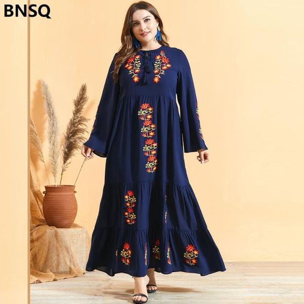 casual dresses muslim pleated floral abaya embroidery maxi dress bohemia african dashiki vestidos kimono long robes ramadan eid arab islamic, Black;gray
casual dresses muslim pleated floral abaya embroidery maxi dress bohemia african dashiki vestidos kimono long robes ramadan eid arab islamic, Black;gray