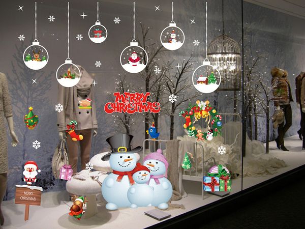 christmas decoration window sticker glue-static xmas shutter backdrop decorations decorate new year atmosphere shop adornment, Blue
christmas decoration window sticker glue-static xmas shutter backdrop decorations decorate new year atmosphere shop adornment, Blue