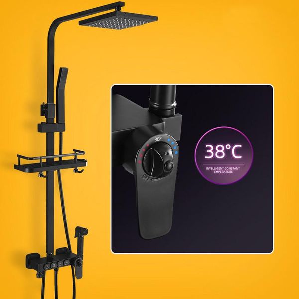 bathroom shower sets household silver black set all-copper intelligent thermostatic pressurized big head
bathroom shower sets household silver black set all-copper intelligent thermostatic pressurized big head