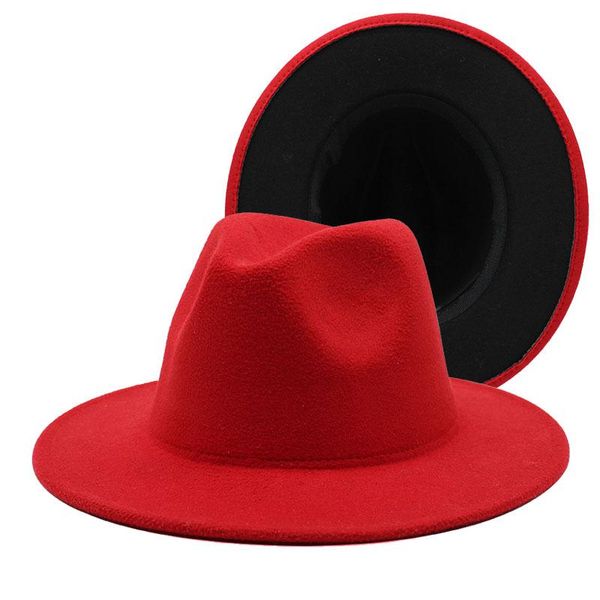 wide brim hats men's hat women's cap summer fedoras wool felt spring beach winter women sun double-sided color matching 2021, Blue;gray
wide brim hats men's hat women's cap summer fedoras wool felt spring beach winter women sun double-sided color matching 2021, Blue;gray