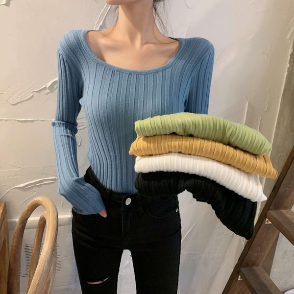 women's sweaters korean casual autumn winter slim sweater pullovers women long sleeve basic knit female o-neck ribbed, White;black
women's sweaters korean casual autumn winter slim sweater pullovers women long sleeve basic knit female o-neck ribbed, White;black