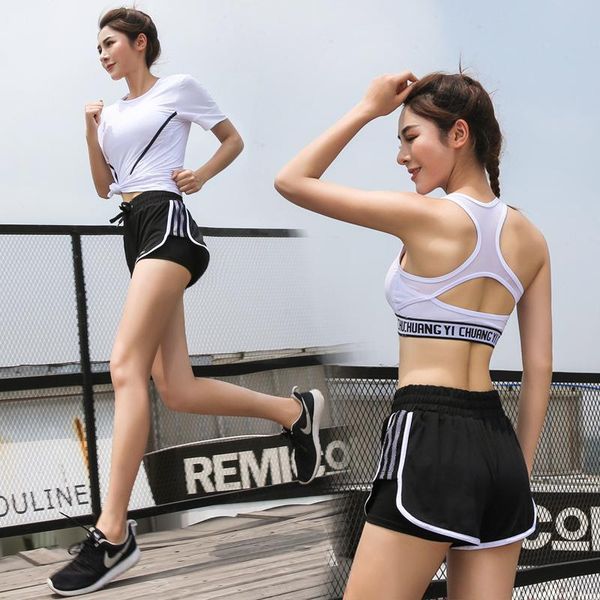 yoga outfits summer women tracksuit quickly dry short sleeve sweatshirt bra+shirt+short casual jogger running fitness set sportswear, White;red
yoga outfits summer women tracksuit quickly dry short sleeve sweatshirt bra+shirt+short casual jogger running fitness set sportswear, White;red