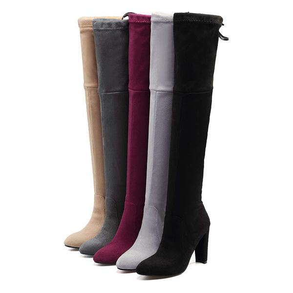 boots 2021 plus size 33-44 women fetish over the knee 10.5cm high heels long thigh booties burgundy warm plush winter shoes, Black
boots 2021 plus size 33-44 women fetish over the knee 10.5cm high heels long thigh booties burgundy warm plush winter shoes, Black
