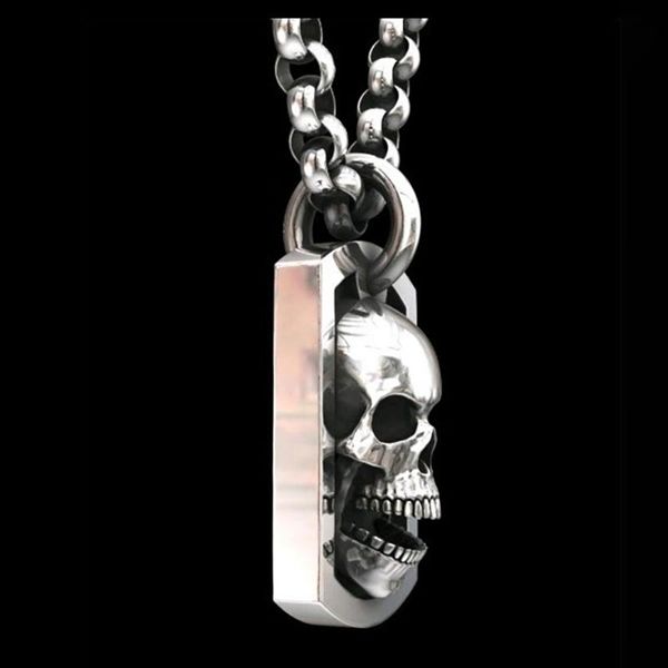 pendant necklaces gothic skull necklace accessories fashion 3d skeleton tag jewelry halloween, Silver
pendant necklaces gothic skull necklace accessories fashion 3d skeleton tag jewelry halloween, Silver