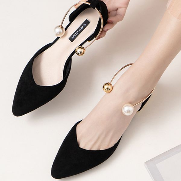 sandals pearl ring solid pointed toe flock ballet flats woman loafers shallow slip on shoes women party metal low heels ballerina, Black
sandals pearl ring solid pointed toe flock ballet flats woman loafers shallow slip on shoes women party metal low heels ballerina, Black