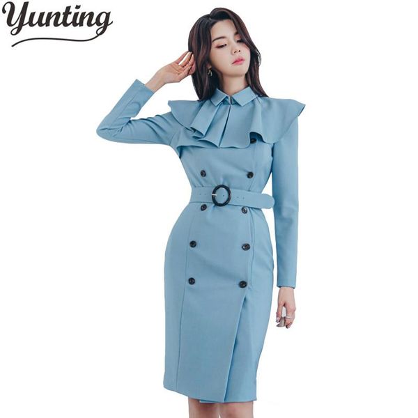 double-breasted sheath pencil bodycon dress women winter suits dresses ol office wear business vestidos casual, Black;gray
double-breasted sheath pencil bodycon dress women winter suits dresses ol office wear business vestidos casual, Black;gray