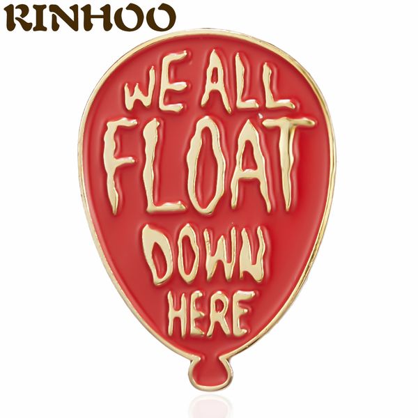 engraved we all float down here red balloon brooches enamel pins brooches for movie fans badges pins jewelrydio chan contact, Gray
engraved we all float down here red balloon brooches enamel pins brooches for movie fans badges pins jewelrydio chan contact, Gray