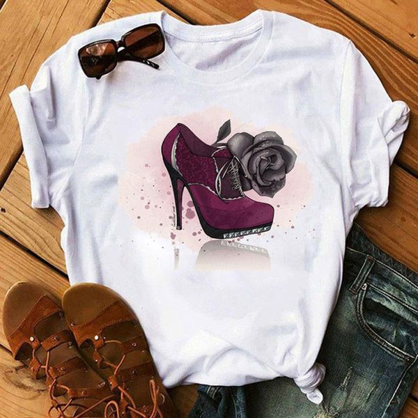 white designers t shirts high-heeled shoes femme crop plus size women clothing fashion camisas de hombre short sleeve tshirt round collar
white designers t shirts high-heeled shoes femme crop plus size women clothing fashion camisas de hombre short sleeve tshirt round collar