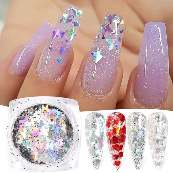 nail glitter holographic butterfly sequins laser star heart designs paillettes art flakes decorations manicure trhb01-04-1, Silver;gold
nail glitter holographic butterfly sequins laser star heart designs paillettes art flakes decorations manicure trhb01-04-1, Silver;gold