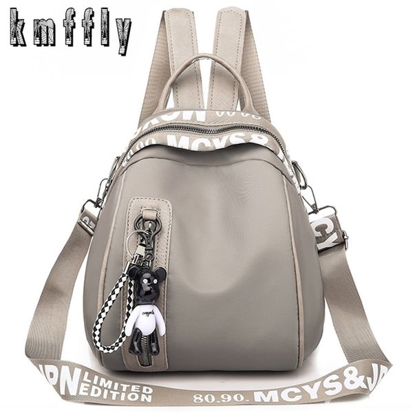 waterproof nylon women backpack zipper school bags for teenagers girls small pendant female multifunction rucksack 211215
waterproof nylon women backpack zipper school bags for teenagers girls small pendant female multifunction rucksack 211215