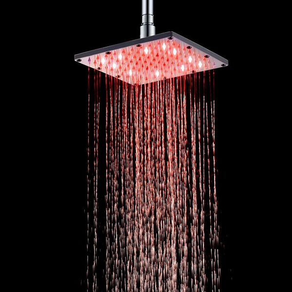 bathroom shower heads led colorful head square spray stainless steel 6/8/10/12inch sprinkler temperature sensor light
bathroom shower heads led colorful head square spray stainless steel 6/8/10/12inch sprinkler temperature sensor light