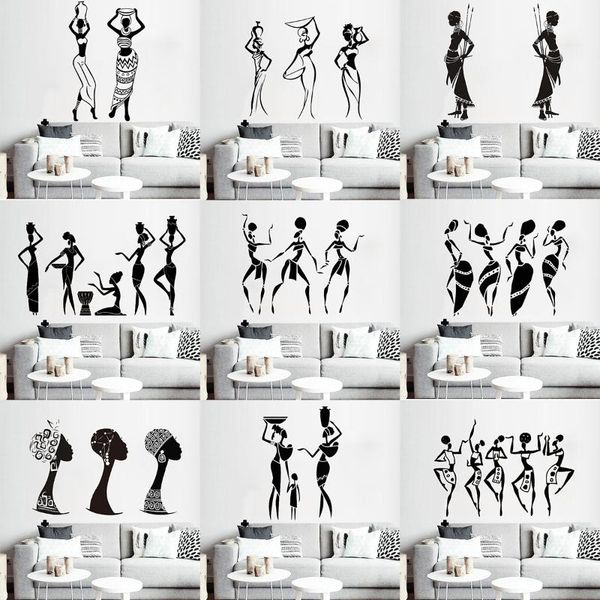 wall stickers housewares tribal african woman decal afrio girl home decor living room modern design art mural
wall stickers housewares tribal african woman decal afrio girl home decor living room modern design art mural