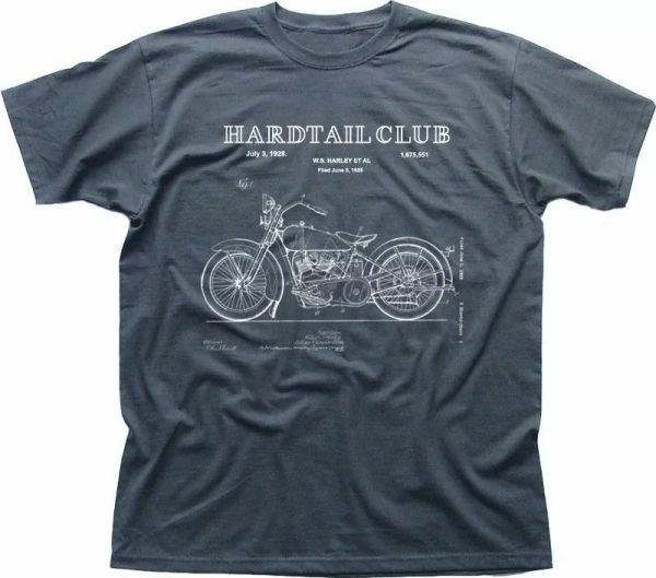 Motorcycle Hardtail Custom Chopper Club Biker patent charcoal t-shirt 9286, White;black
Motorcycle Hardtail Custom Chopper Club Biker patent charcoal t-shirt 9286, White;black