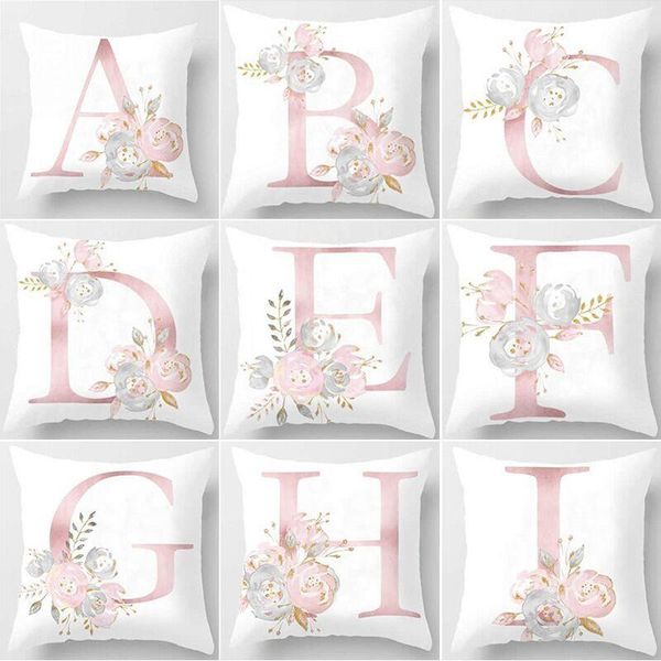 pillow case white pink geometric polyester peachskin letter a-z flower cover sofa cushion home decorative hugging pillowcase
pillow case white pink geometric polyester peachskin letter a-z flower cover sofa cushion home decorative hugging pillowcase