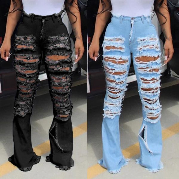 pants ripped jeans for women high waist vintage flare with holes patchwork bell bottom jean denim trousers 202 women's & capris, Black;white
pants ripped jeans for women high waist vintage flare with holes patchwork bell bottom jean denim trousers 202 women's & capris, Black;white