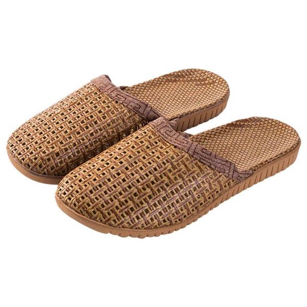 summer rattan slippers home casual indoor breathable sweat-absorben non-slip thick flat, Black
summer rattan slippers home casual indoor breathable sweat-absorben non-slip thick flat, Black