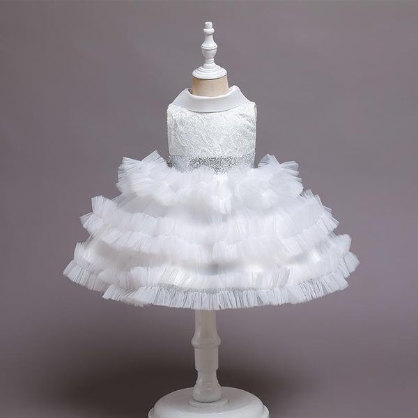girl's dresses kids born christening princess birthday party children baptism baby girl clothes layered summer white vestidos 1 year, Red;yellow
girl's dresses kids born christening princess birthday party children baptism baby girl clothes layered summer white vestidos 1 year, Red;yellow