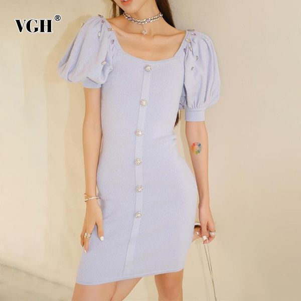 casual dresses vgh elegant purple knitting slim mini dress female square collar puff short sleeve high waist bodycon for women 2021, Black;gray
casual dresses vgh elegant purple knitting slim mini dress female square collar puff short sleeve high waist bodycon for women 2021, Black;gray