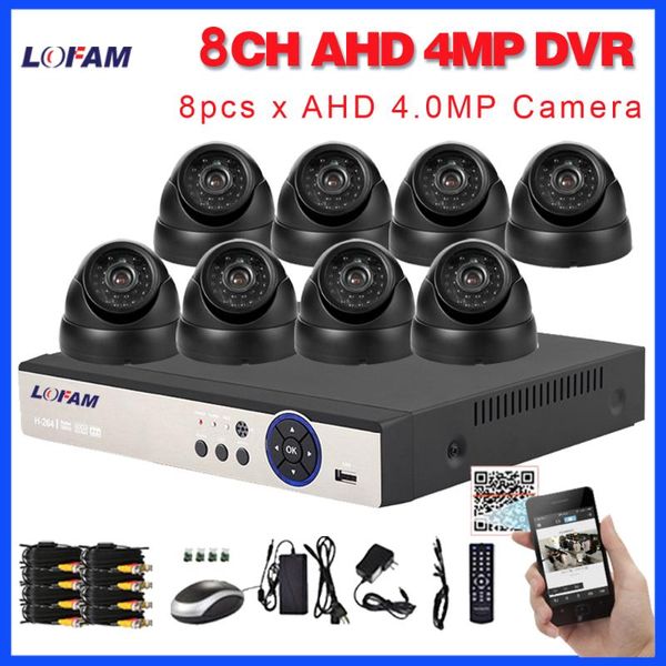 security camera system hd 4mp ahd dvr 8pcs 4.0mp outdoor dome 8 channel video surveillance kit systems cctv
security camera system hd 4mp ahd dvr 8pcs 4.0mp outdoor dome 8 channel video surveillance kit systems cctv