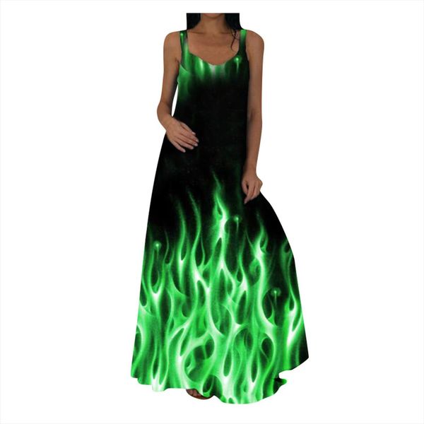 harajuku casual summer women dress fire print colorful sleeveless tank ropa mujer vetements vestido midi, Black;gray
harajuku casual summer women dress fire print colorful sleeveless tank ropa mujer vetements vestido midi, Black;gray