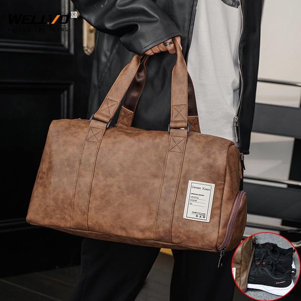 duffel bags men pu leather fitness sport travel independent shoe warehouse waterproof portable travelling duffle luggage male bag x209c
duffel bags men pu leather fitness sport travel independent shoe warehouse waterproof portable travelling duffle luggage male bag x209c