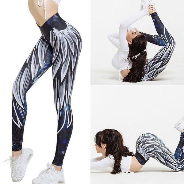 yoga outfits high waist push up fitness leggings wings print for women sports pants leggins sport, White;red
yoga outfits high waist push up fitness leggings wings print for women sports pants leggins sport, White;red