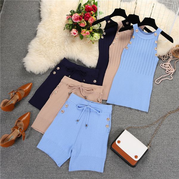 women's shorts -chaleco de punto para mujer, trajes cortos con bolsillos, botones, jumper, blusas pantalones cortos, conjuntos dis, White;black
women's shorts -chaleco de punto para mujer, trajes cortos con bolsillos, botones, jumper, blusas pantalones cortos, conjuntos dis, White;black