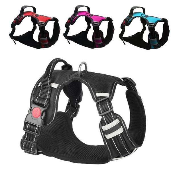 adjustbale matching leash collar reflective pet training supplies nylon big dog harness no pull medium large vest collars & leashes
adjustbale matching leash collar reflective pet training supplies nylon big dog harness no pull medium large vest collars & leashes