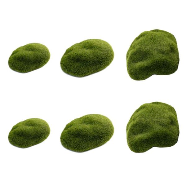 decorative flowers & wreaths 6pcs fake moss stone flocking decor festival yard simulation (green)
decorative flowers & wreaths 6pcs fake moss stone flocking decor festival yard simulation (green)