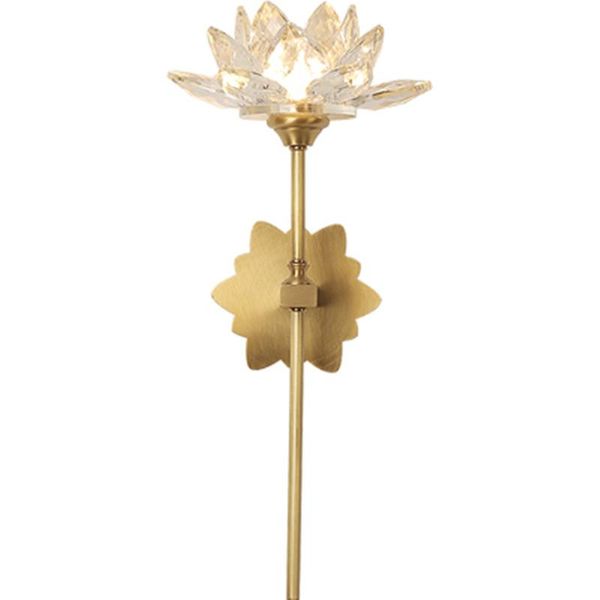 chinese zen art copper crystal wall lamp lotus flower retro vintage sconce indoo lighting for tea room bedroom study cafe
chinese zen art copper crystal wall lamp lotus flower retro vintage sconce indoo lighting for tea room bedroom study cafe