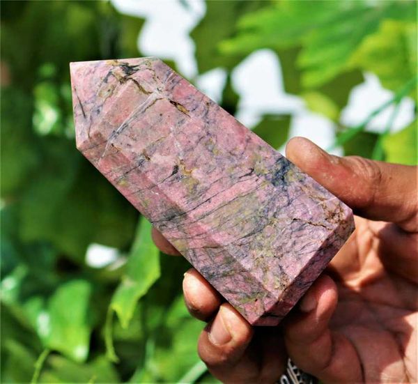 decorative objects & figurines lovely natural pink rose pyroxene crystal quartz healing aura stone obelisk 
decorative objects & figurines lovely natural pink rose pyroxene crystal quartz healing aura stone obelisk