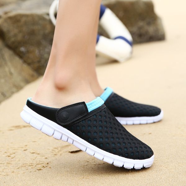 LLUUMIU women mesh shoes Beach Sandal Slippers Garden Shoes for women Non-slip Summer Water Shoes Pool Lightweight Breathable, Blue
LLUUMIU women mesh shoes Beach Sandal Slippers Garden Shoes for women Non-slip Summer Water Shoes Pool Lightweight Breathable, Blue