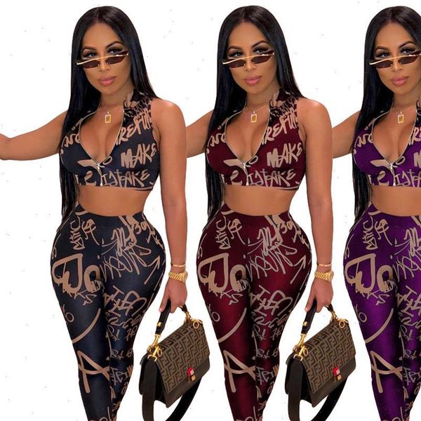 autumn letter print women tracksuits womens set zipper up crop pencil pants suit two piece sporting fashion, Gray
autumn letter print women tracksuits womens set zipper up crop pencil pants suit two piece sporting fashion, Gray