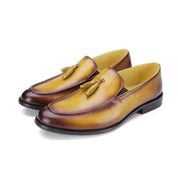 dress shoes black / brown tan summer loafer men's genuine leather party male social with tassel
dress shoes black / brown tan summer loafer men's genuine leather party male social with tassel
