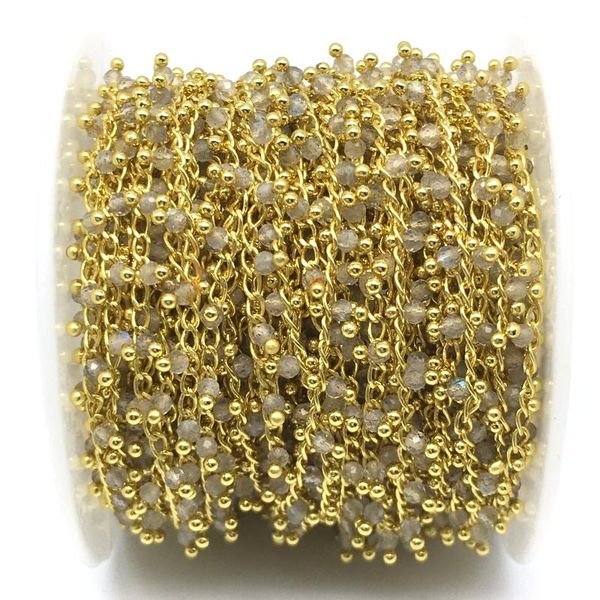 pendant necklaces 5meter 2mm faceted round natural labradorite beads rosary chains,gold color wire wrapped chain diy bracelet sweater body c, Silver
pendant necklaces 5meter 2mm faceted round natural labradorite beads rosary chains,gold color wire wrapped chain diy bracelet sweater body c, Silver