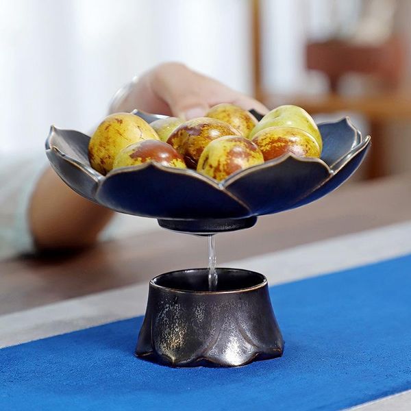 dishes & plates creative lotus shape fruit drain plate home kitchen detachable snack storage display tray
dishes & plates creative lotus shape fruit drain plate home kitchen detachable snack storage display tray