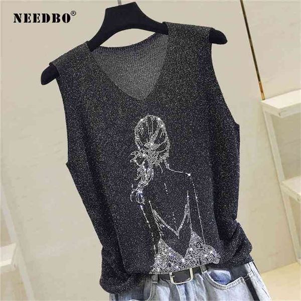 knitted vest tank women onesize v-neck streetwear casual tank women summer thin bright silk sleeveless vest outwear 210407, White
knitted vest tank women onesize v-neck streetwear casual tank women summer thin bright silk sleeveless vest outwear 210407, White