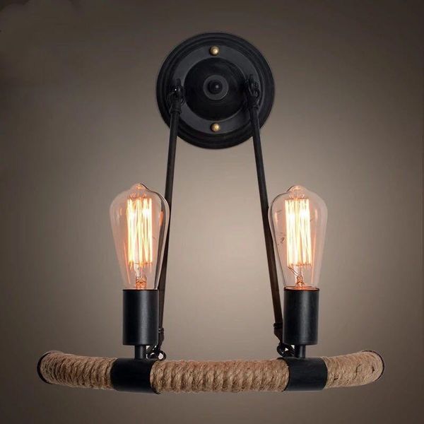 wall lamp double-headed iron rope retro industrial bedside bedroom creative lamps and lanterns
wall lamp double-headed iron rope retro industrial bedside bedroom creative lamps and lanterns