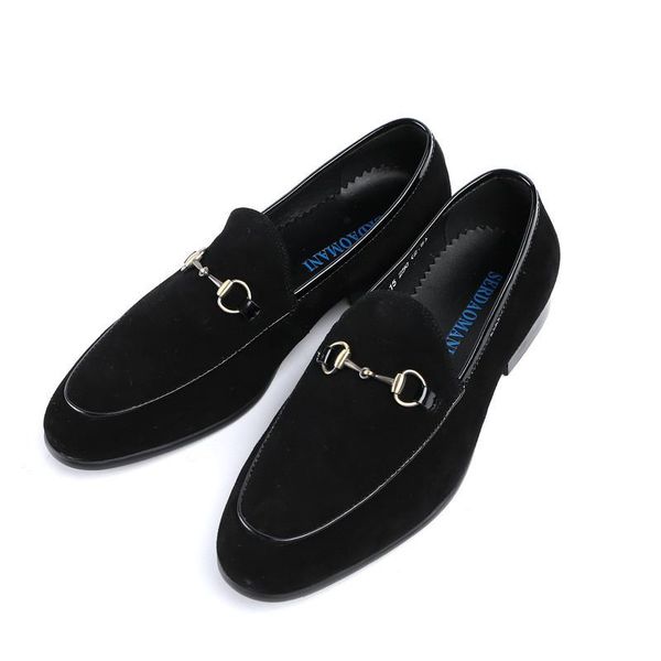 british pointed-toe men's shoes, leather business cowhide suede leather, shoes with feet dress, Black
british pointed-toe men's shoes, leather business cowhide suede leather, shoes with feet dress, Black
