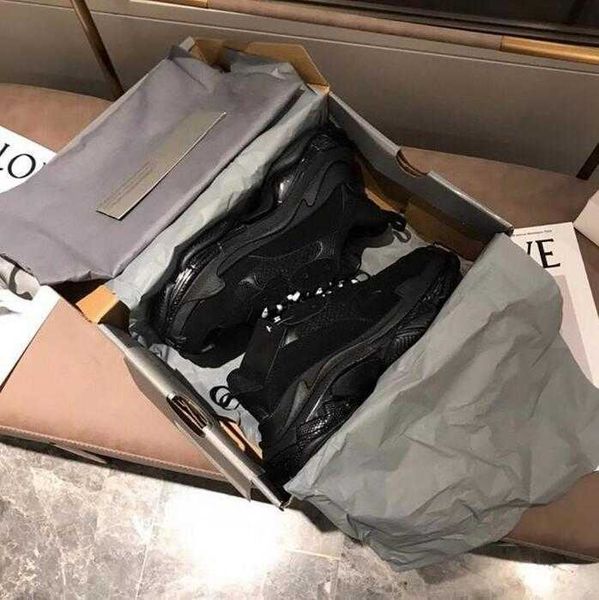 paris 17fw luxury designer shoes triple s sneakers for women men grandpa trainer vintage navy blue orange dad shoe clear bubble bottom, Black
paris 17fw luxury designer shoes triple s sneakers for women men grandpa trainer vintage navy blue orange dad shoe clear bubble bottom, Black