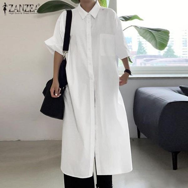 casual dresses zanzea elegant office work vestidos women solid midi shirt dress summer short sleeve lapel button sundress oversized robe, Black;gray
casual dresses zanzea elegant office work vestidos women solid midi shirt dress summer short sleeve lapel button sundress oversized robe, Black;gray