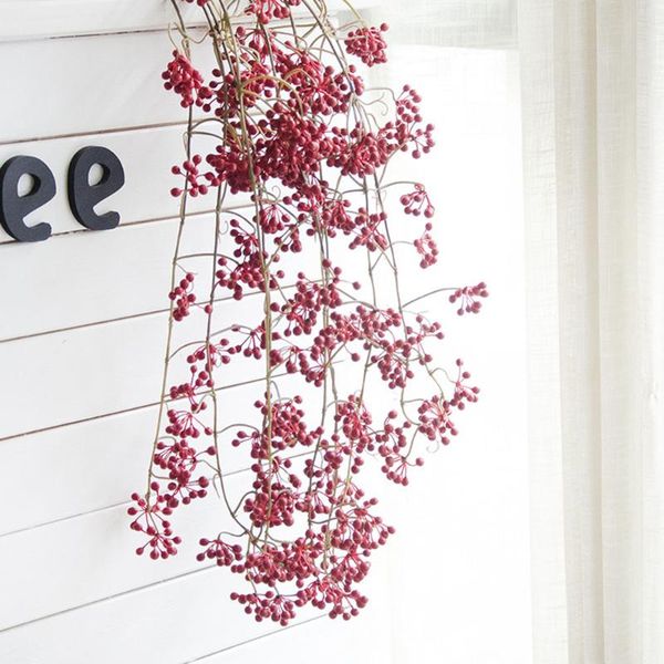 artificial red beans fruit vine diy fake flower rattan plastic flowers home wedding restaurant decoration 3 colors decorative & wreaths
artificial red beans fruit vine diy fake flower rattan plastic flowers home wedding restaurant decoration 3 colors decorative & wreaths