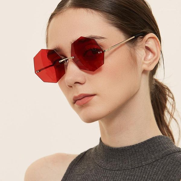 sunglasses 2021 spring fashion punk rimless women geometric sun glasses shades designer metal eyewear uv400, White;black
sunglasses 2021 spring fashion punk rimless women geometric sun glasses shades designer metal eyewear uv400, White;black