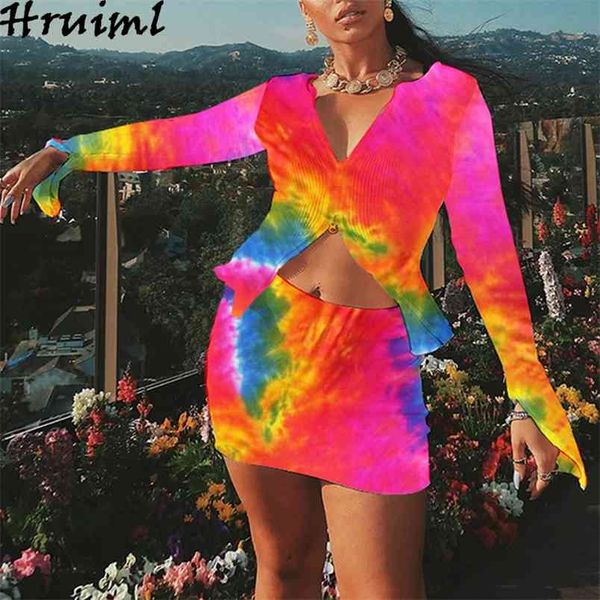 fashion two piece set women autumn tie dye print short skirt and long sleeve o neck zipper streetwear ropa para mujer 210513, White
fashion two piece set women autumn tie dye print short skirt and long sleeve o neck zipper streetwear ropa para mujer 210513, White